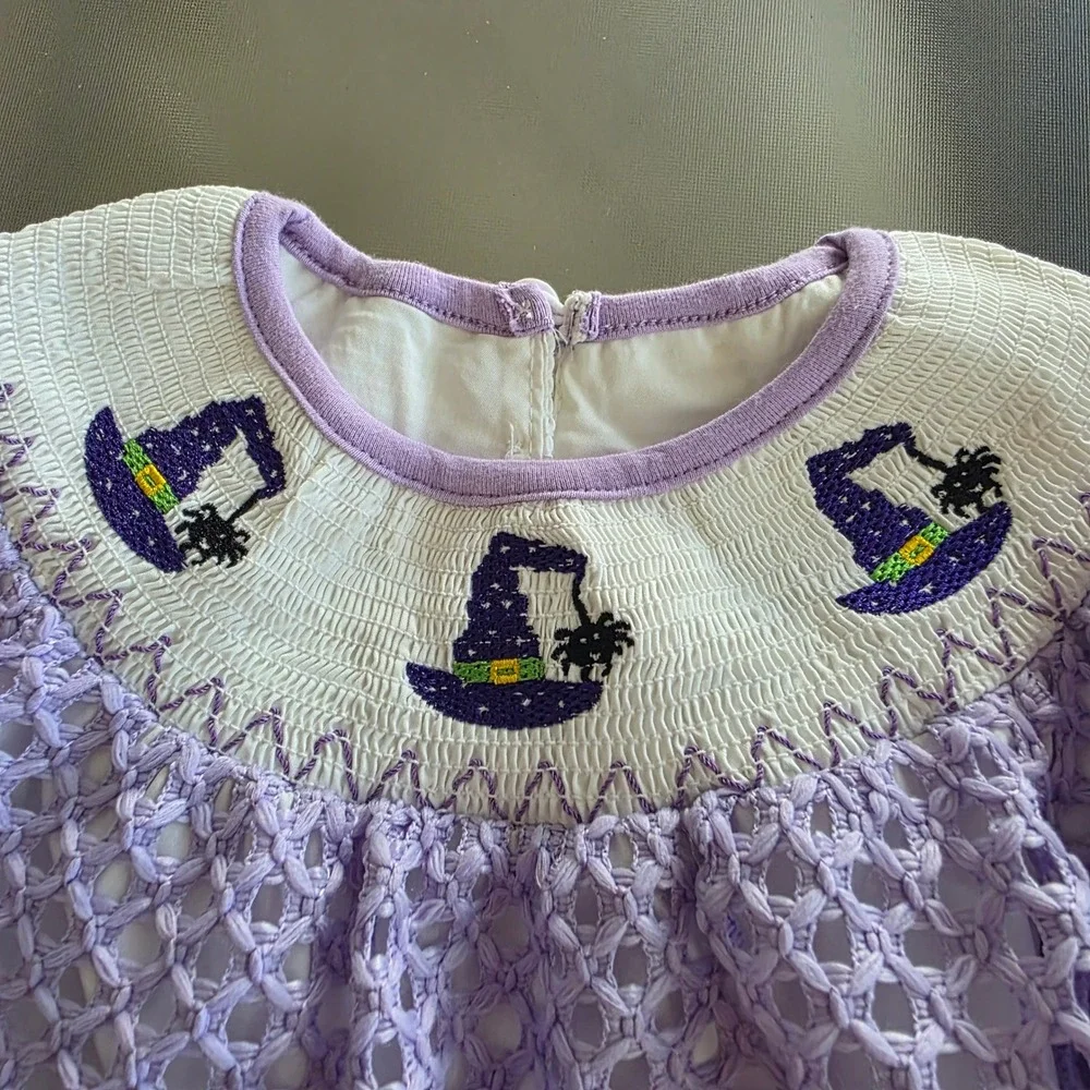 NWOT crochet Halloween outfit romper playsuit 0-3 Months U50